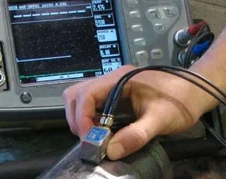 Ensaio de ultrassom em soldas